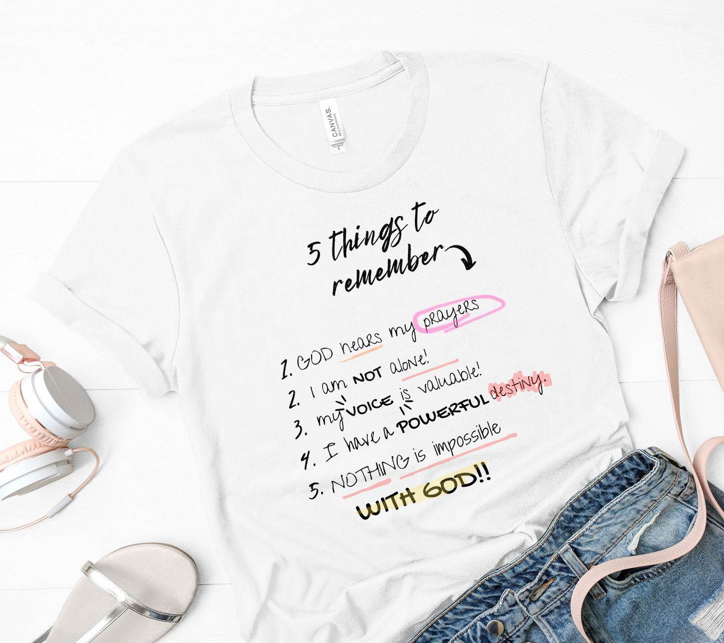 5 Things to Remember Women's T-Shirt
