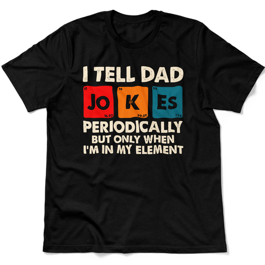 Dad Jokes | Men's T-Shirt | Black
