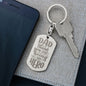 DAD HERO | ENGRAVED KEYCHAIN