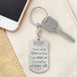 I loved you my whole Life Engravable Dog Tag Keychain