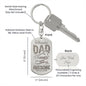 Thanks Dad I turned out awesome Engravable Dog Tag Keychain