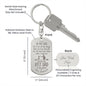 This is for all the things dad Engravable Dog Tag Keychain