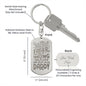Amazing selfless man Engravable Dog Tag Keychain