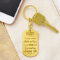 I loved you my whole Life Engravable Dog Tag Keychain