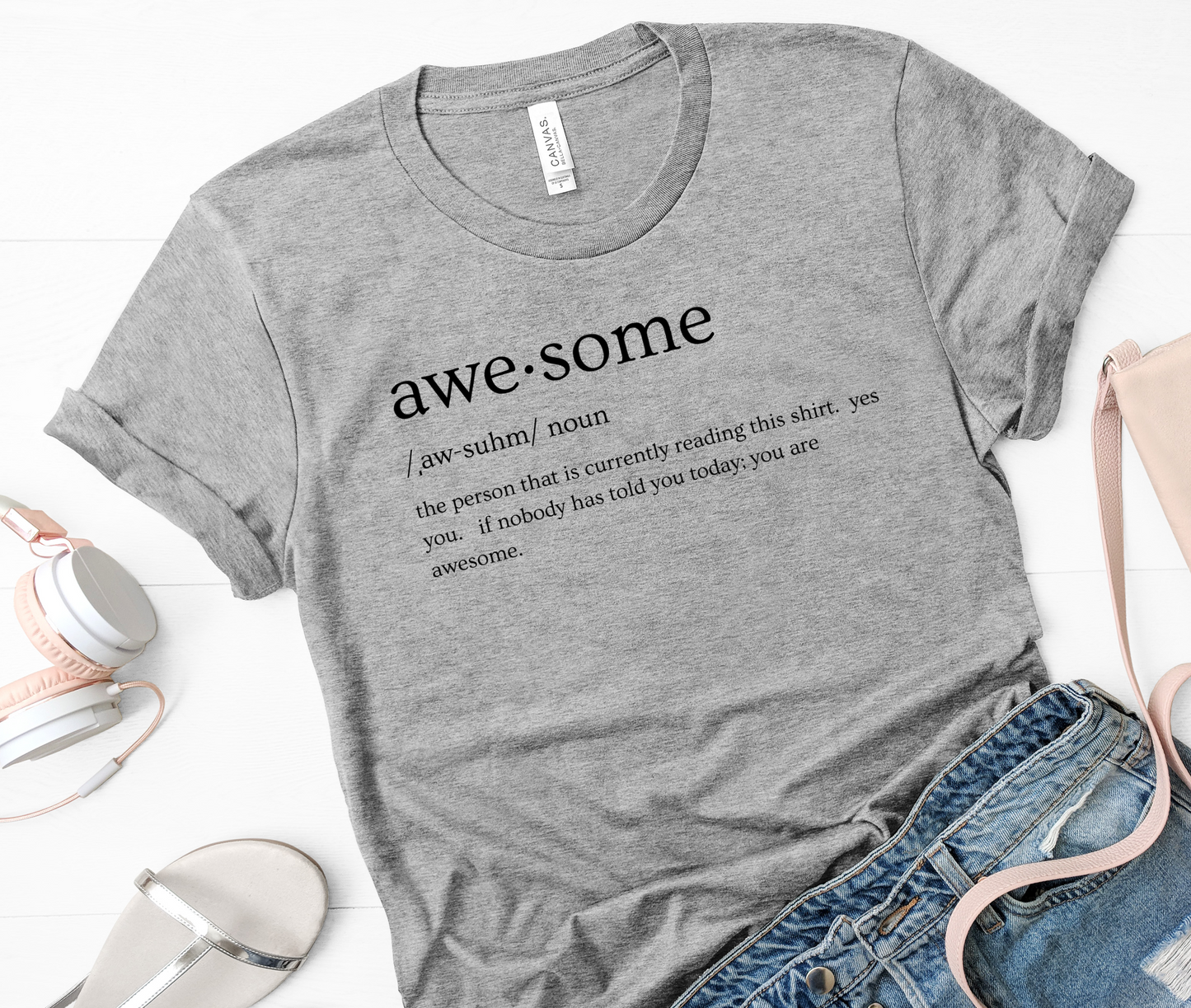 Awesome Definition Women's T-Shirt | Black & Athletic Heather