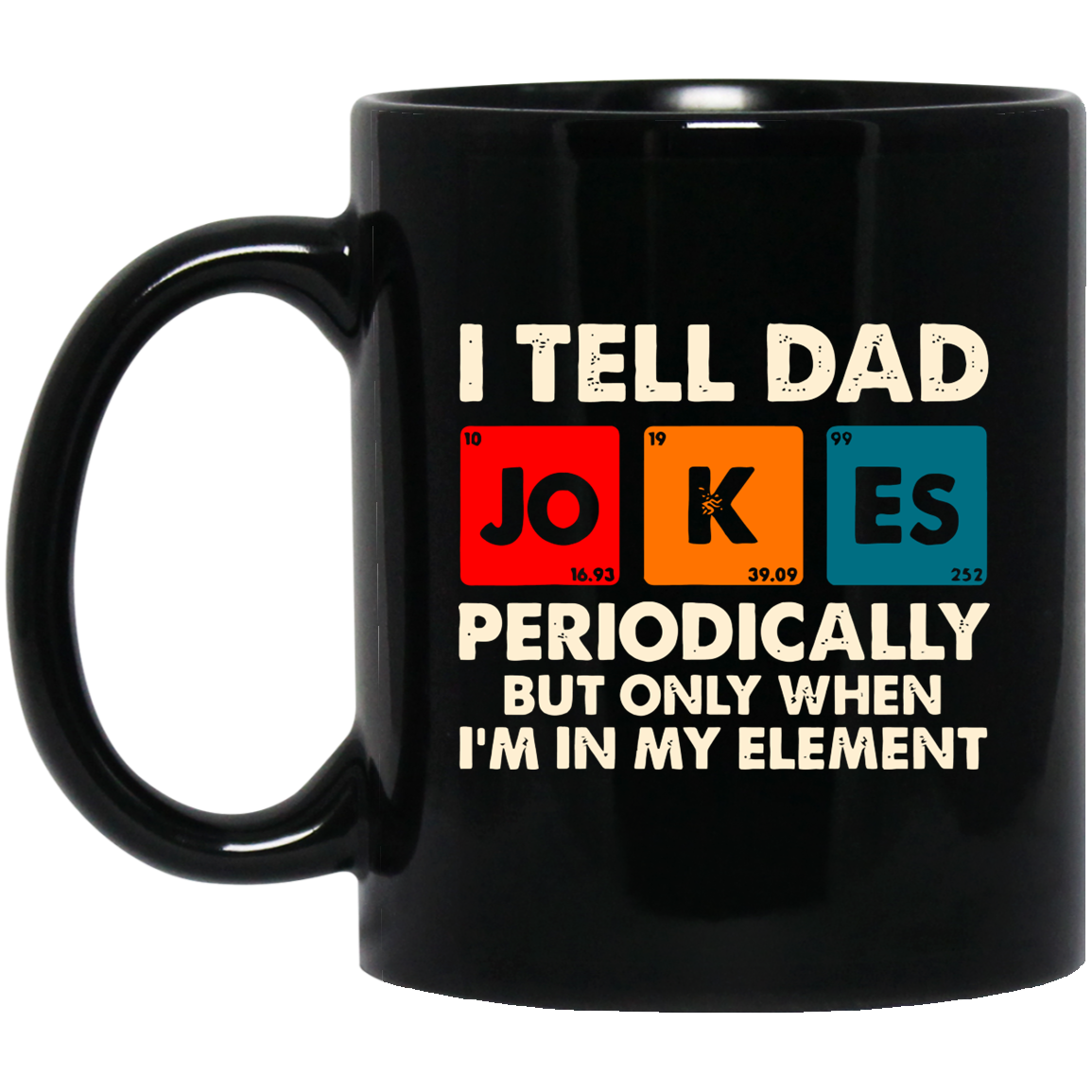 Dad Jokes | Mug | Black 11oz, 15oz.