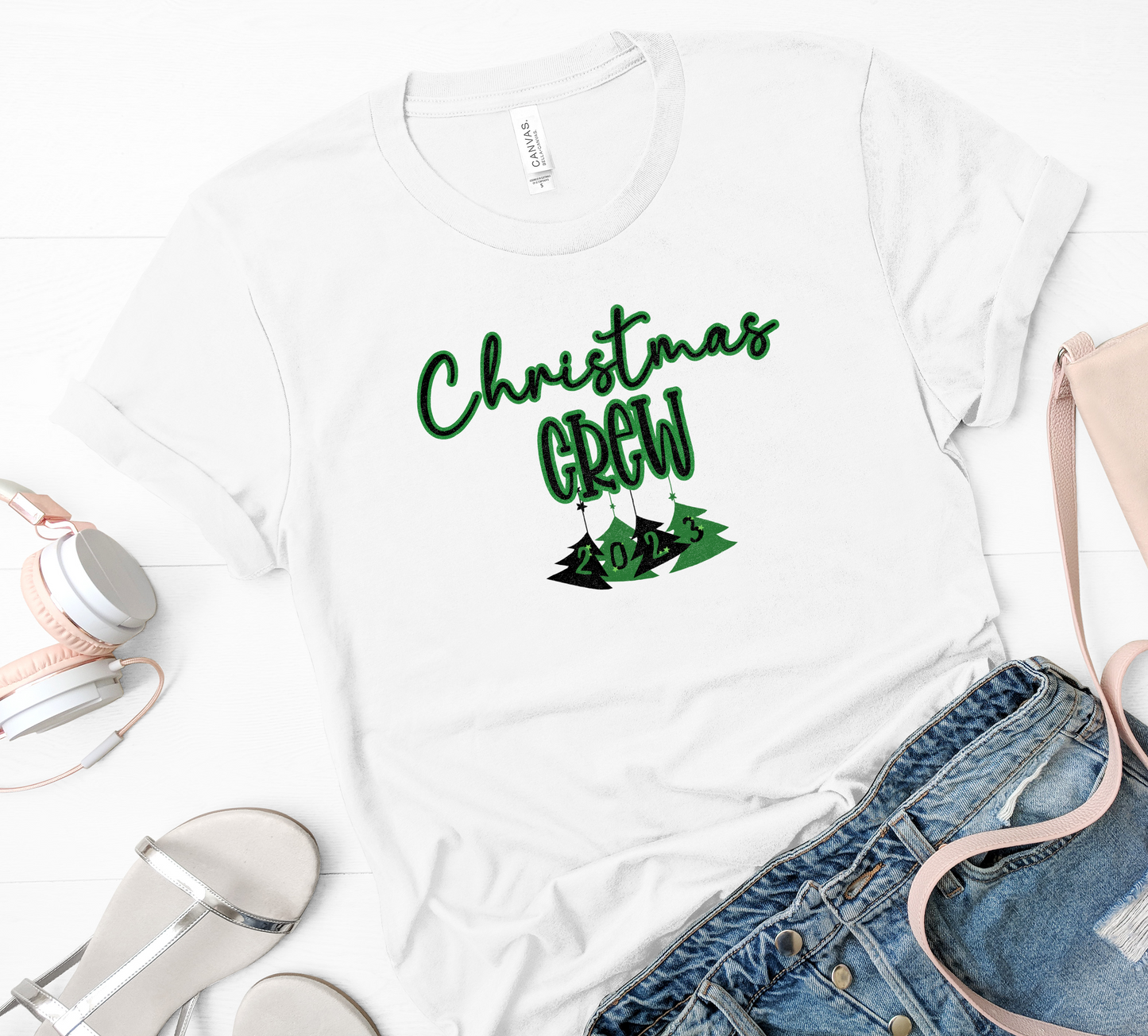 Ladies Christmas Crew Tee 2023