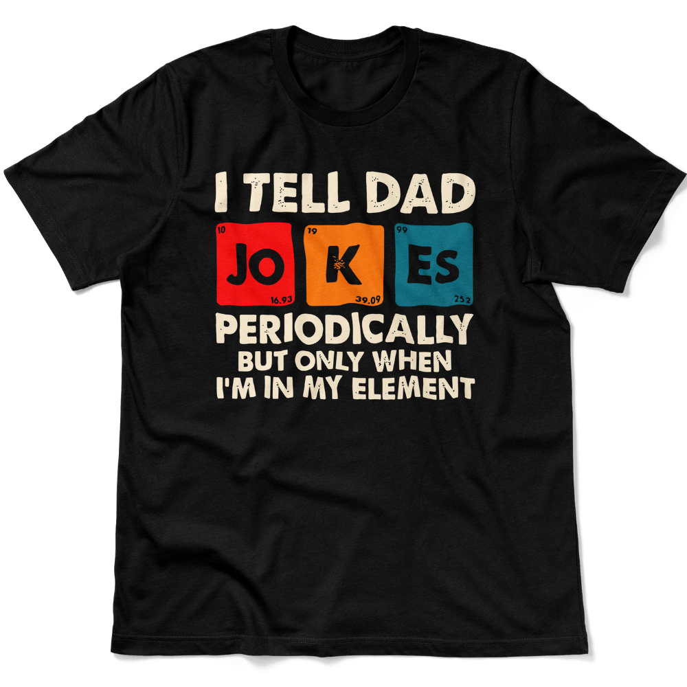 Dad Jokes | Men's T-Shirt | Black