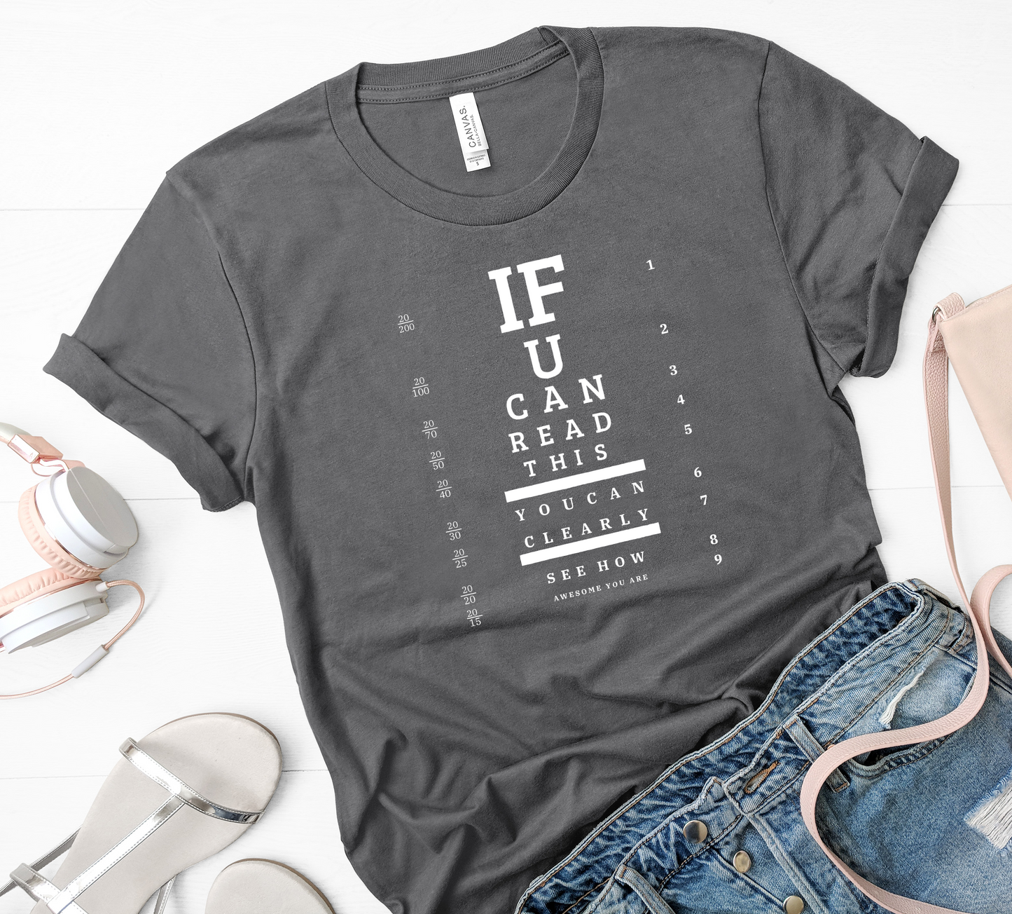 You're Awesome Eye Chart Women's T-Shirt