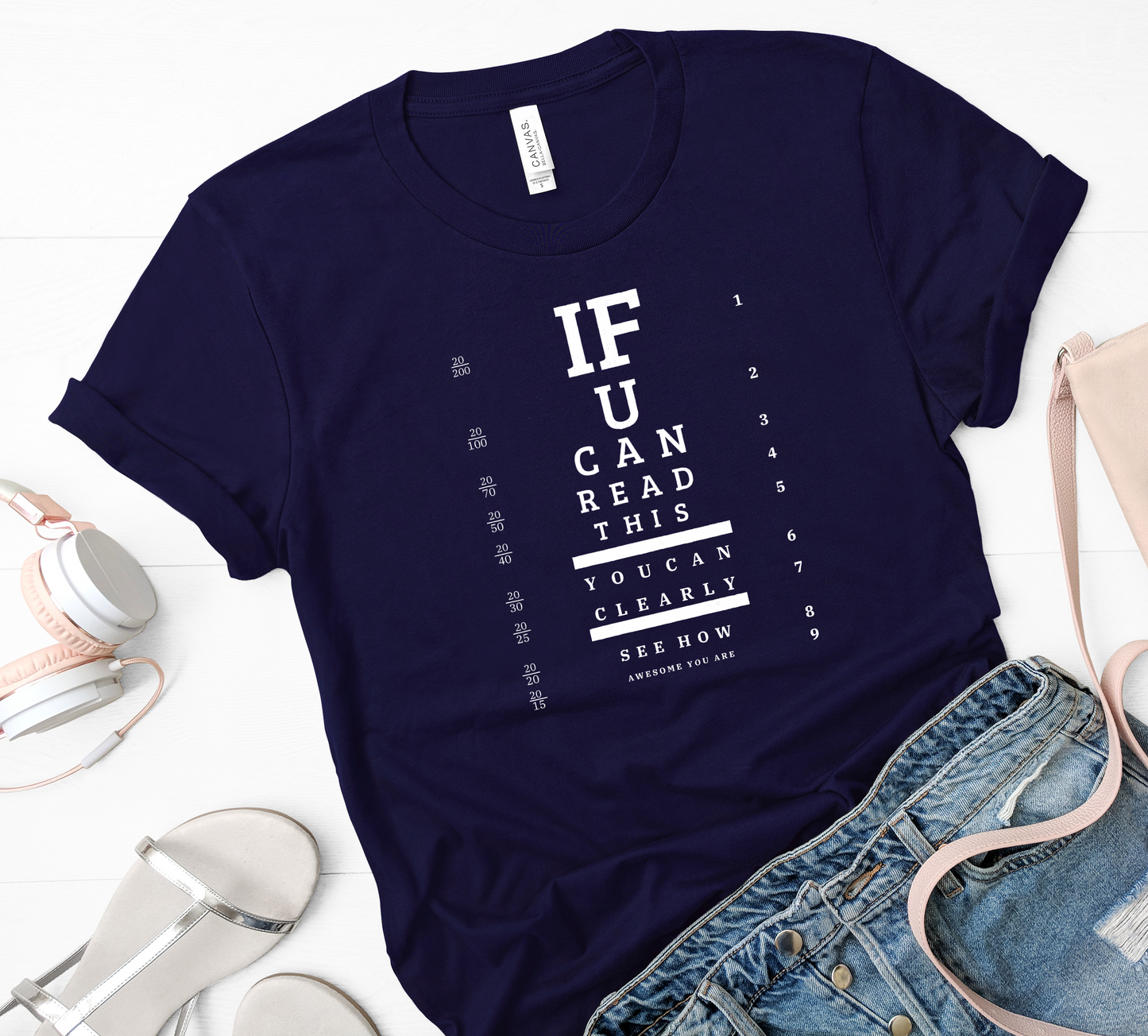 You're Awesome Eye Chart Women's T-Shirt