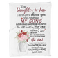 TO MY DAUGHTER IN LAW | MY DAUGHTER IN HEART | BLANKET | WHITE