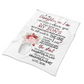 TO MY DAUGHTER IN LAW | MY DAUGHTER IN HEART | BLANKET | WHITE
