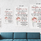 TO MY DAUGHTER IN LAW | MY DAUGHTER IN HEART | PORTRAIT CANVAS | WHITE