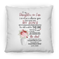 TO MY DAUGHTER IN LAW | MY DAUGHTER IN HEART | PILLOW | WHITE