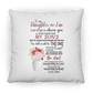 TO MY DAUGHTER IN LAW | MY DAUGHTER IN HEART | PILLOW | WHITE